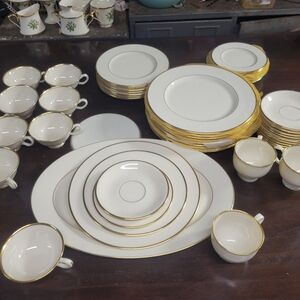 White with gold trim Lenox Fine China